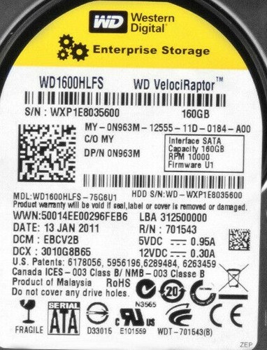 Western digital velociraptor - western,