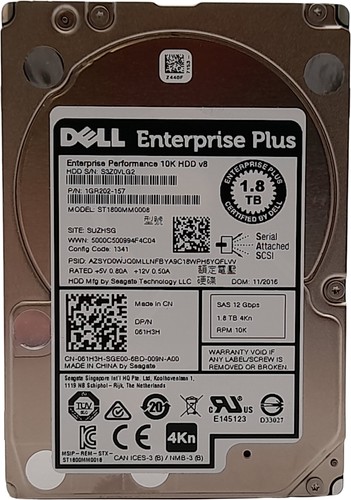 Dell st1800mm0008 061h3h disco - dell,