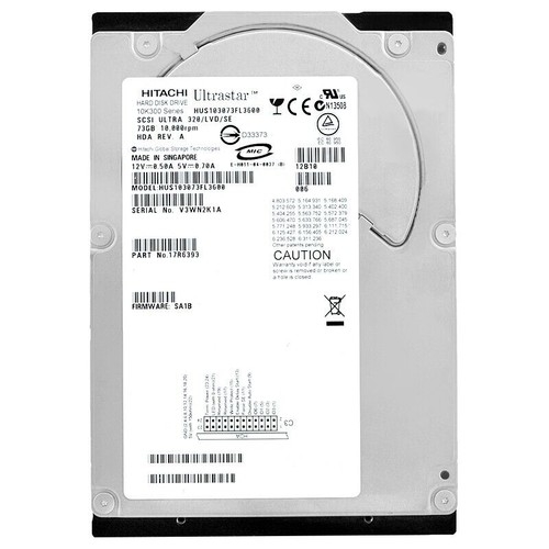 Hard disk interno hitachi 73gb - disk,