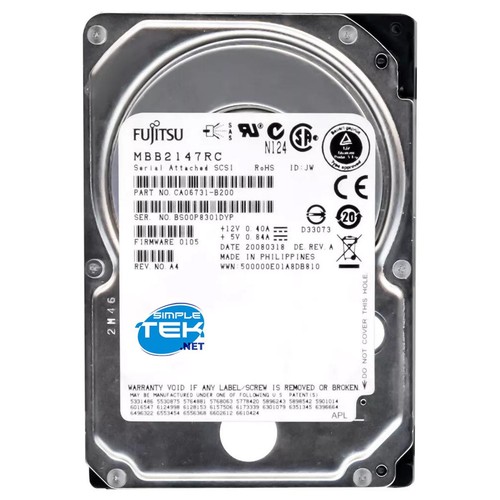 Fujitsu mbb2147rc 146gb 10k - fujitsu,