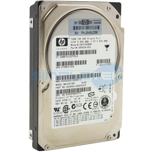 Hard disk hdd sas - disk, hp