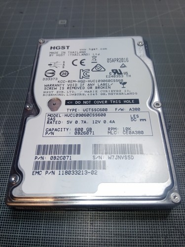 Hard disk sas hgst - disk,