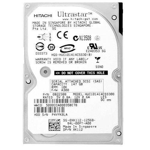 Hard disk interno hitachi - hard,