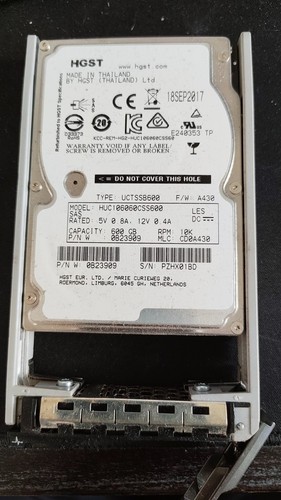 Hard disk sas - 10k, 600gb
