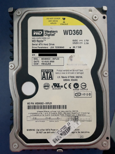 Hard disk raptor - hard,