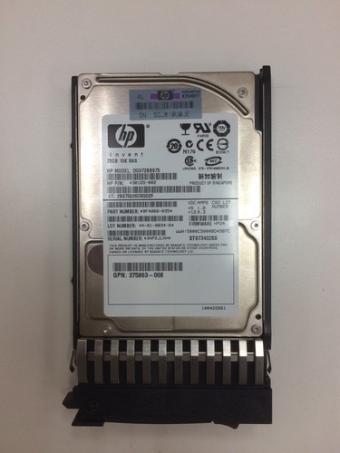Hard disk hp 72gb - hard, sas